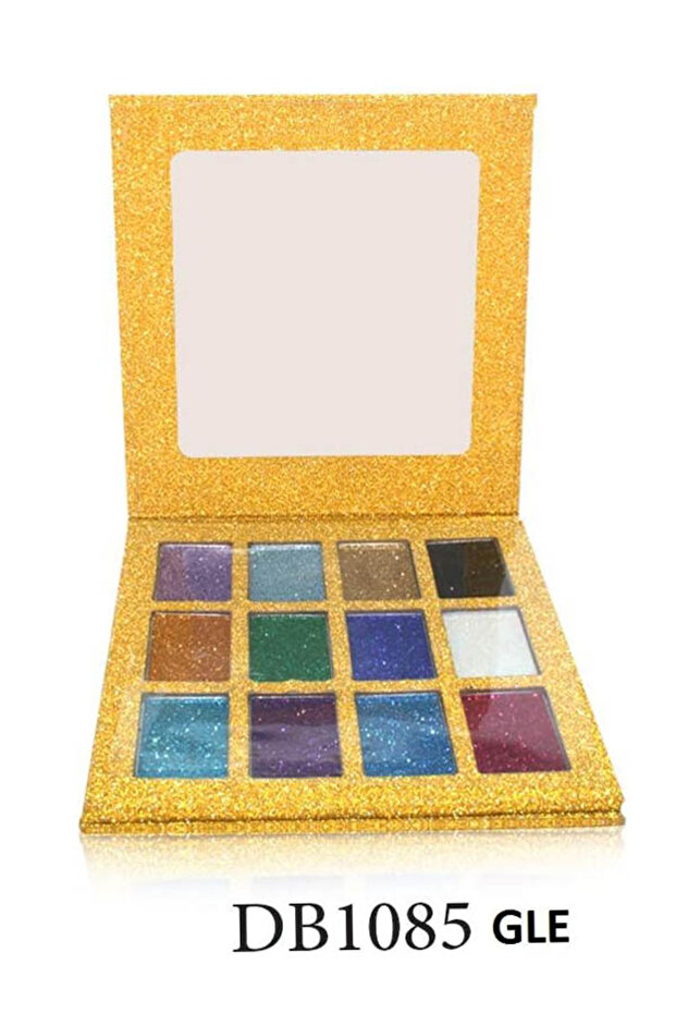 Pro Sparking 12 Glitter Eye Shadows - 20 Gms Multi Color