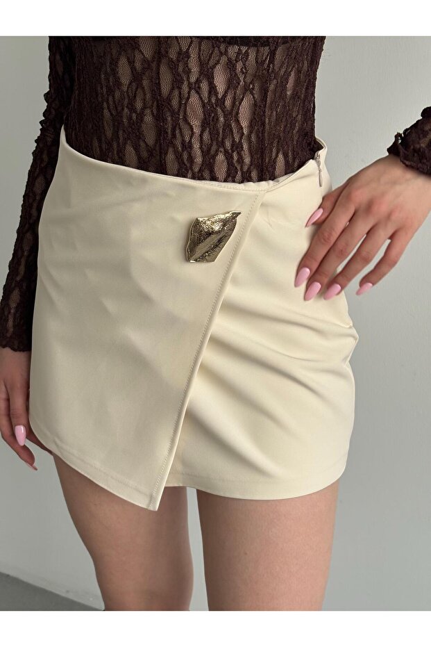 Muadil Premium Şort Etek - 8