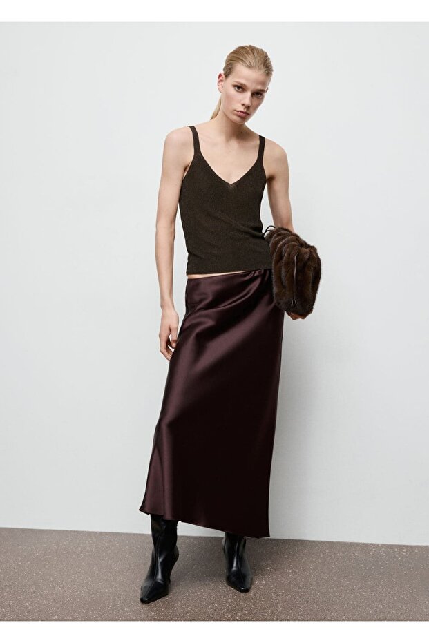 Lureks V yaka triko bluz - 2