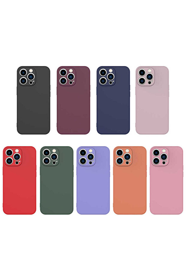 حافظة متوافقة مع هاتف iPhone 13 Pro Max من ASMA Mara - باللون الأحمر - 3