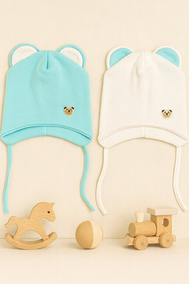 100% cotton twin baby beanie