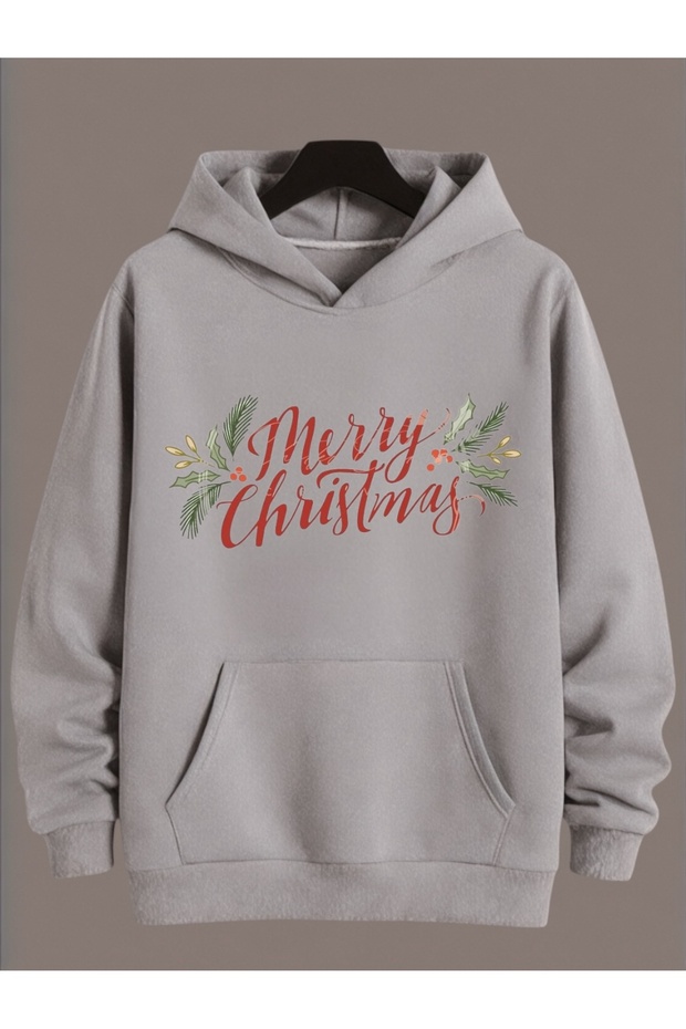 Unisex Long Sleeve Transfer Merry Christmas Christmas Printed Plus Size Crew Neck Sweatshirt
