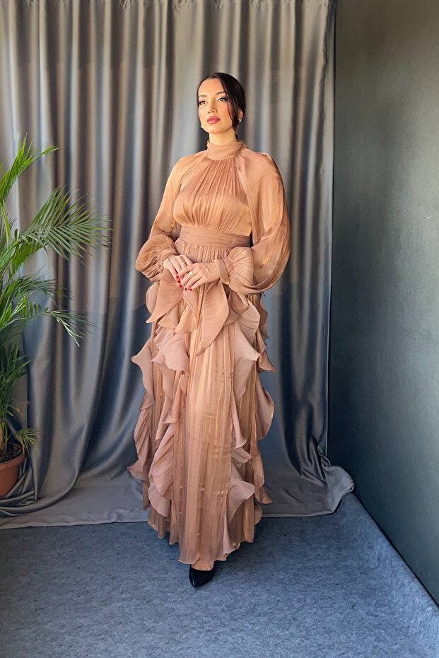 Zarafet Dalgası Elbise - 1