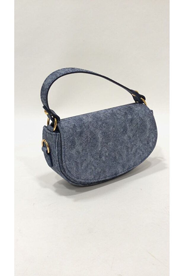 Prism Series - Minimalist Mini Saddle Bag with Short Shoulder Strap Long Crossbody Strap Gift with Gold Accessories