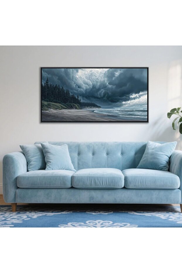 ALAYRA Beautiful Large Outer Framed Wall Art 60x120 cm Landscape Decor