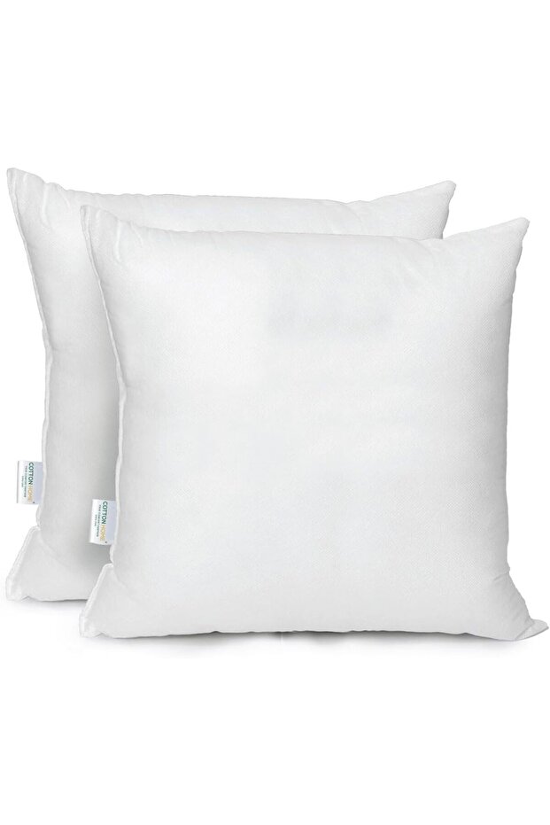 Cushion Inserts Non-Woven Hollowfiber 45x45cm Pack of 2 - White