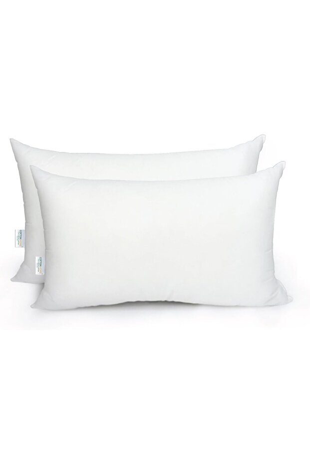 Cushion Insert 30x50cm (12x20in) Non-Woven Hollowfiber 400g White Pack of 2