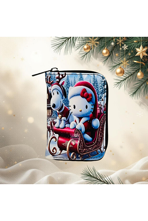 Hello Kitty Christmas Gift Patterned Children's Wallet