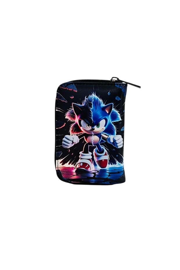 Sonic&Shadow Sonic Patterned Children's Wallet - 2