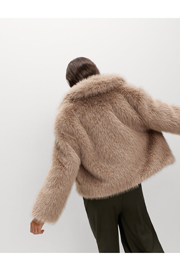 Kısa Kürklü Ceket - 5