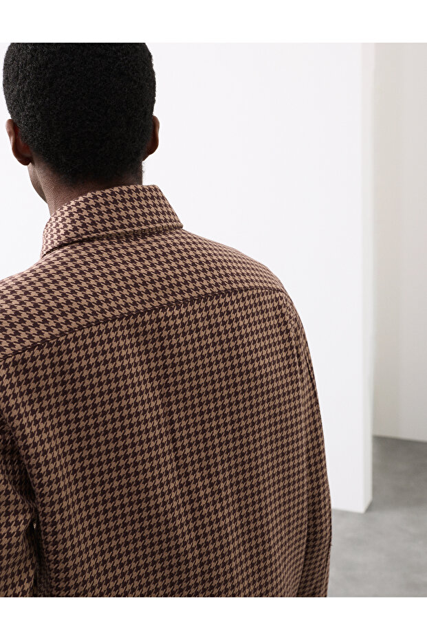 Pamuklu Gömlek Ceket - 4