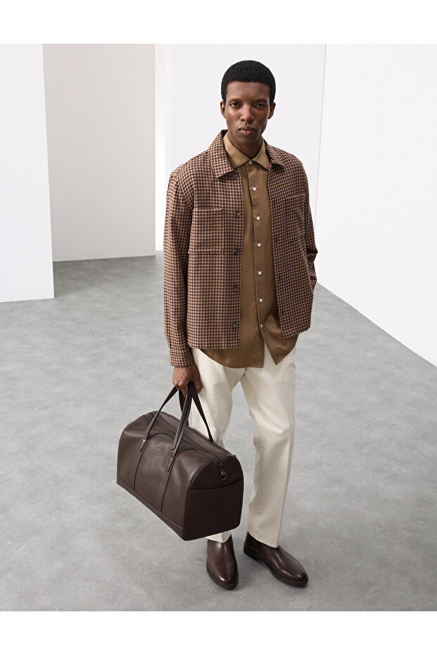 Pamuklu Gömlek Ceket - 1