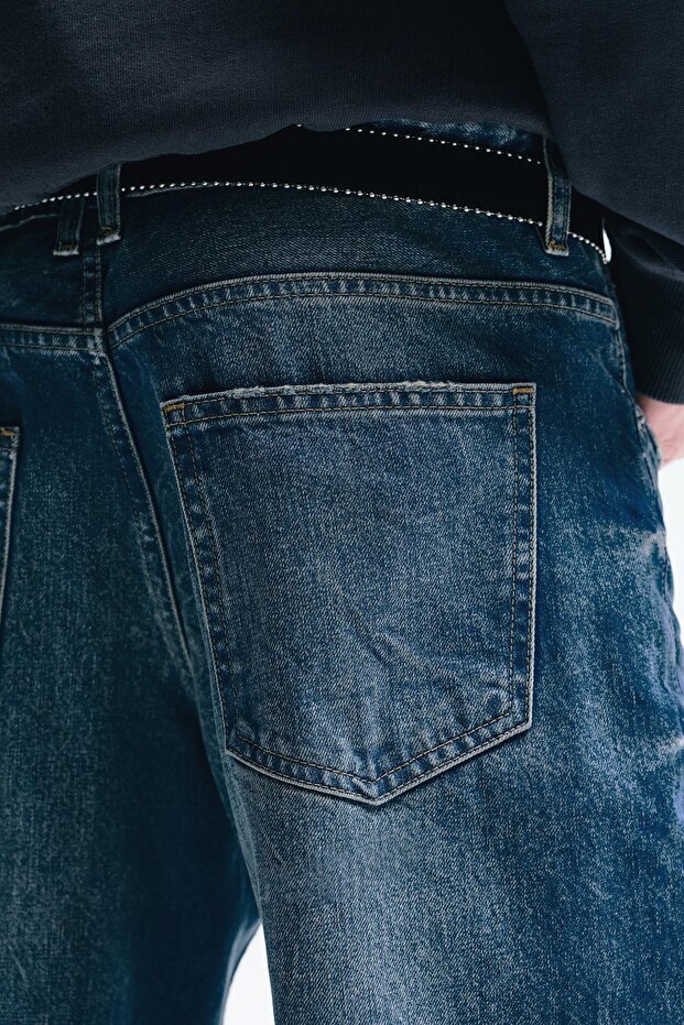 Low-rise baggy jeans - 4