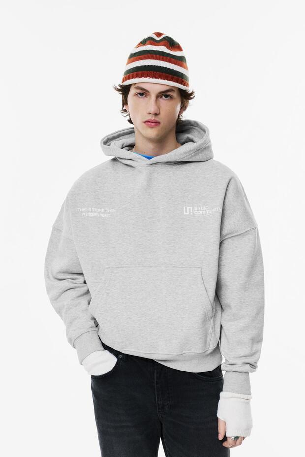 STWD kapüşonlu sweatshirt - 2
