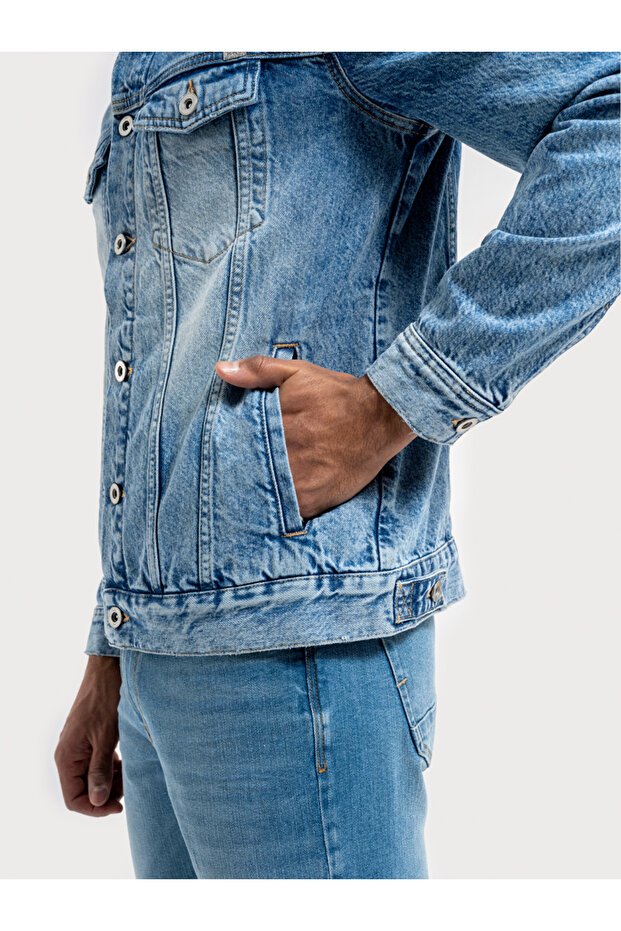 Erkek Denim Ceket - 7