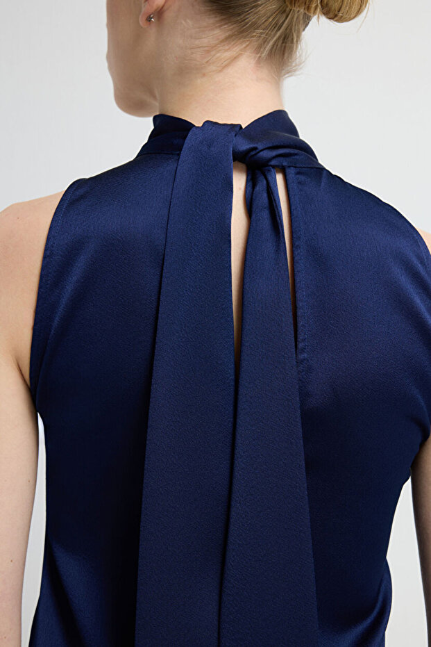 Halter Yaka Elbıse - 5