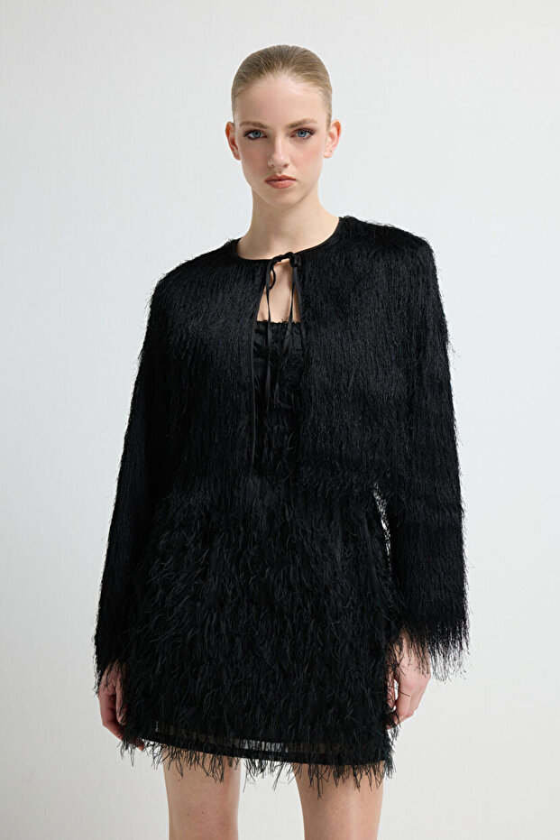 Straplez Mini Elbise - 5