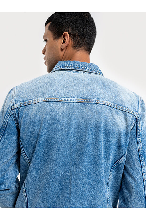 Erkek Denim Ceket - 6