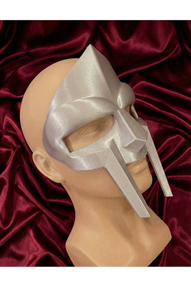 MF Doom Maskesi Fan Made gerçek boyut - 3