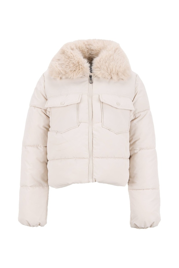 Onlmaggi Fur Puffer Life Cc Otw Mont 15322000 Pumice Stone