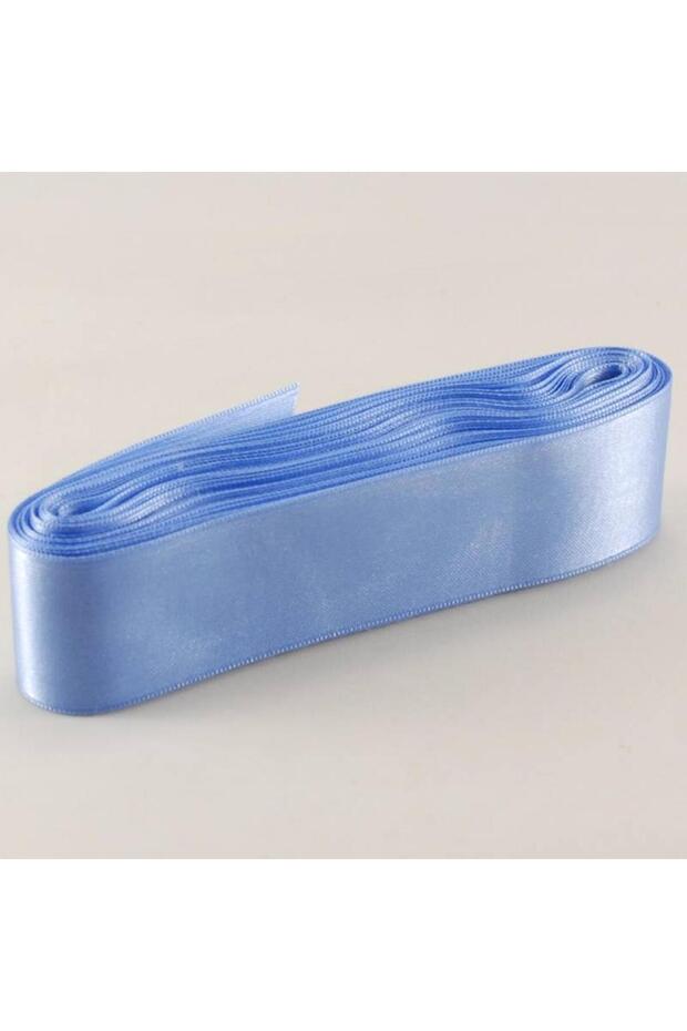 Satin ribbon 4 cm 10 meters blue