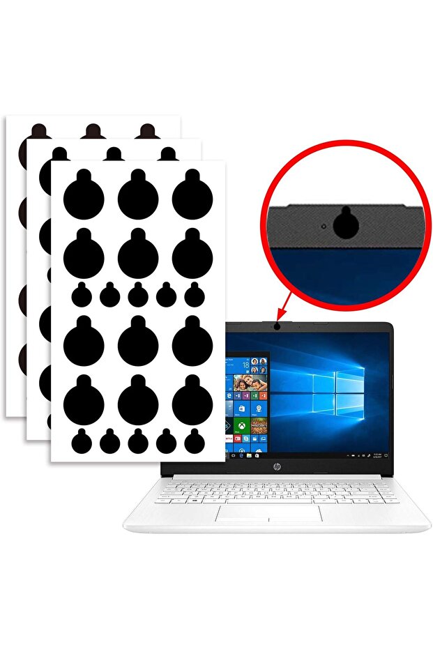 Webcam/Camera Vinyl Covers Privacy Stickers For Lens 60 Pcs Original Camera Dots Webcam -