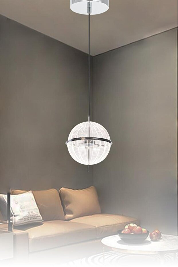 8265-1 Krom Led Avize - 2