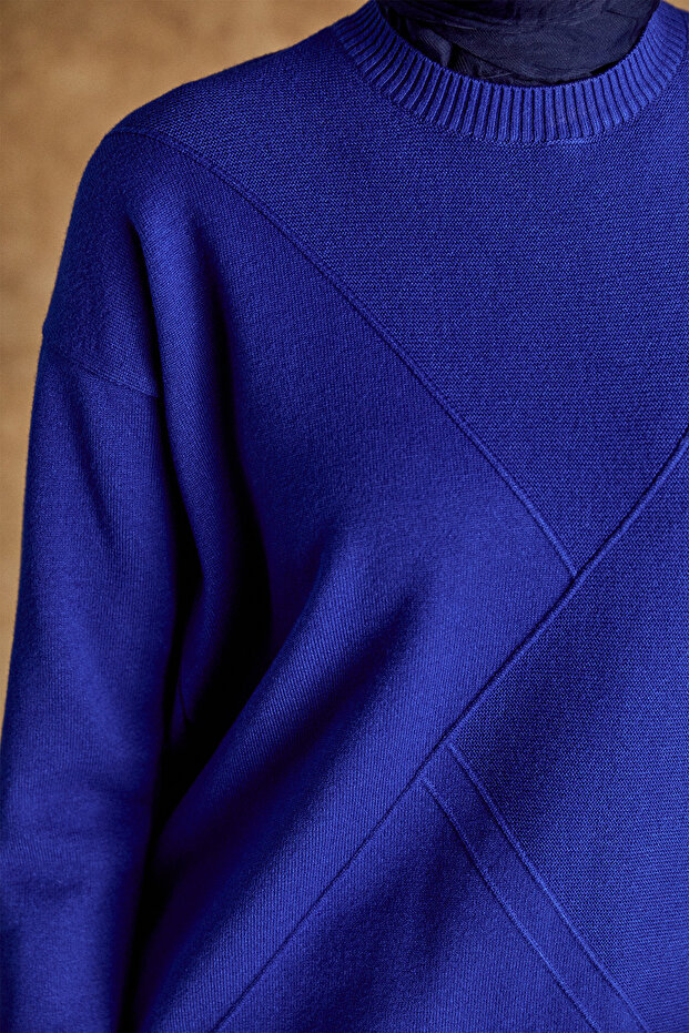 Parçalı Triko Tunik - 5