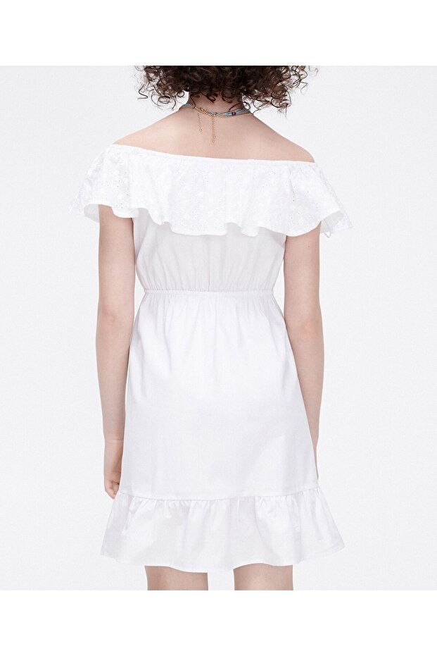 Rochie scurta, Alb - 2