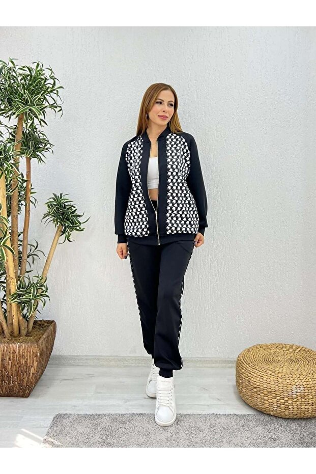 Scuba Patterned Suit - 1