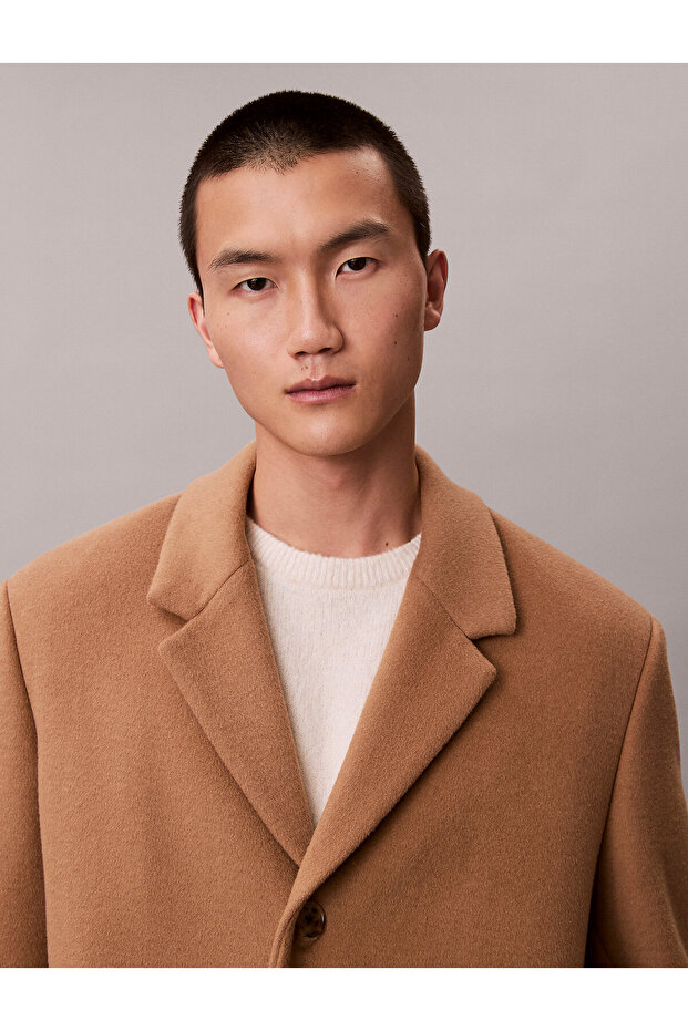 Wool Blend Overcoat - 2