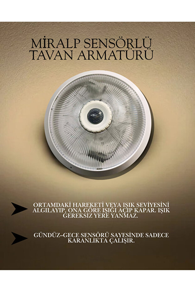 SENSÖRLÜ TAVAN ARMATÜRÜ - 1