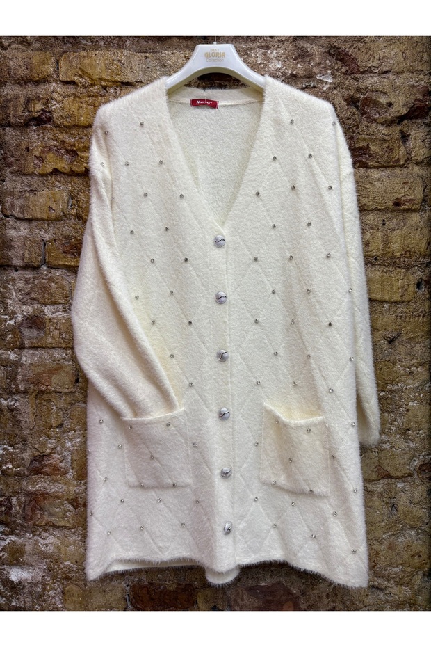 Angora Yumoş Hırka - 1