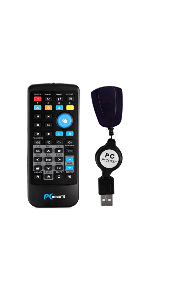 PC Remote Control, KlaussTech, Wireless, Remote Control, Black - 3