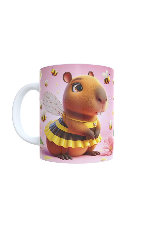 Capy Bara Arımaya Patterned Mug - 1