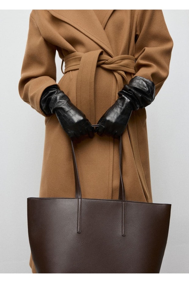 Çift saplı shopper çanta - 5