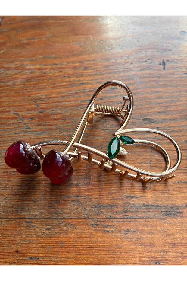 Cherry Figured Metal Large Latch Buckle
