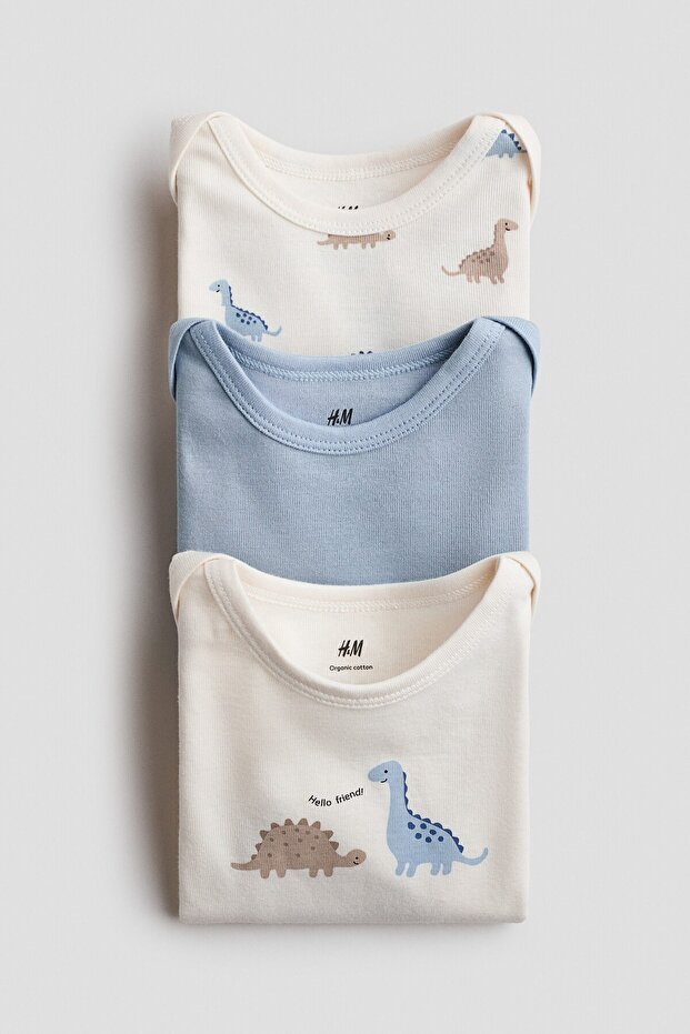 3’lü Baskılı Jarse Body - 2