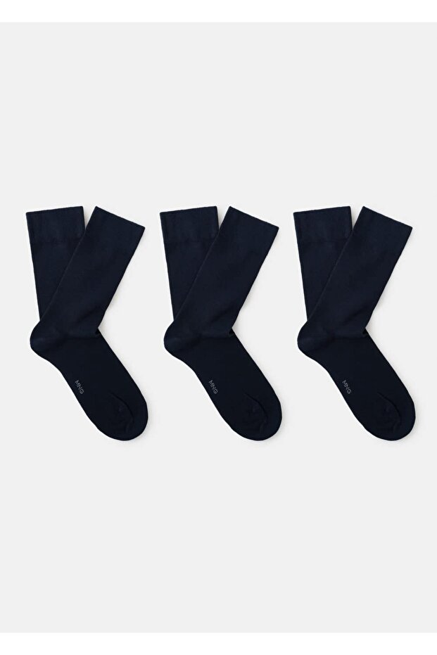 3'lü pamuklu çorap - 1