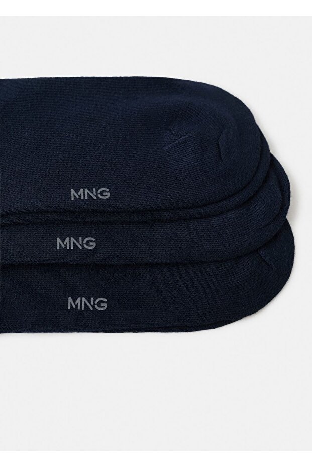 3'lü pamuklu çorap - 2