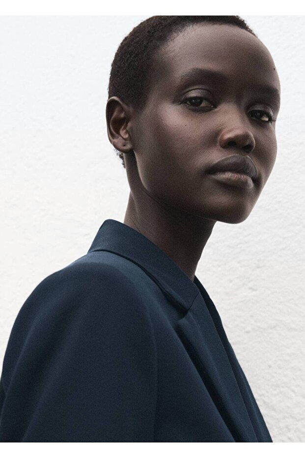 Dar kesim blazer ceket - 7