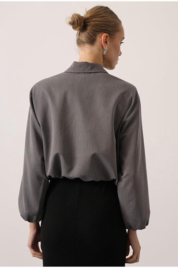 سترة مبطنة بالقماش الداخلي - 1