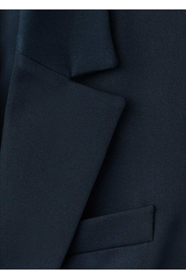 Dar kesim blazer ceket - 8