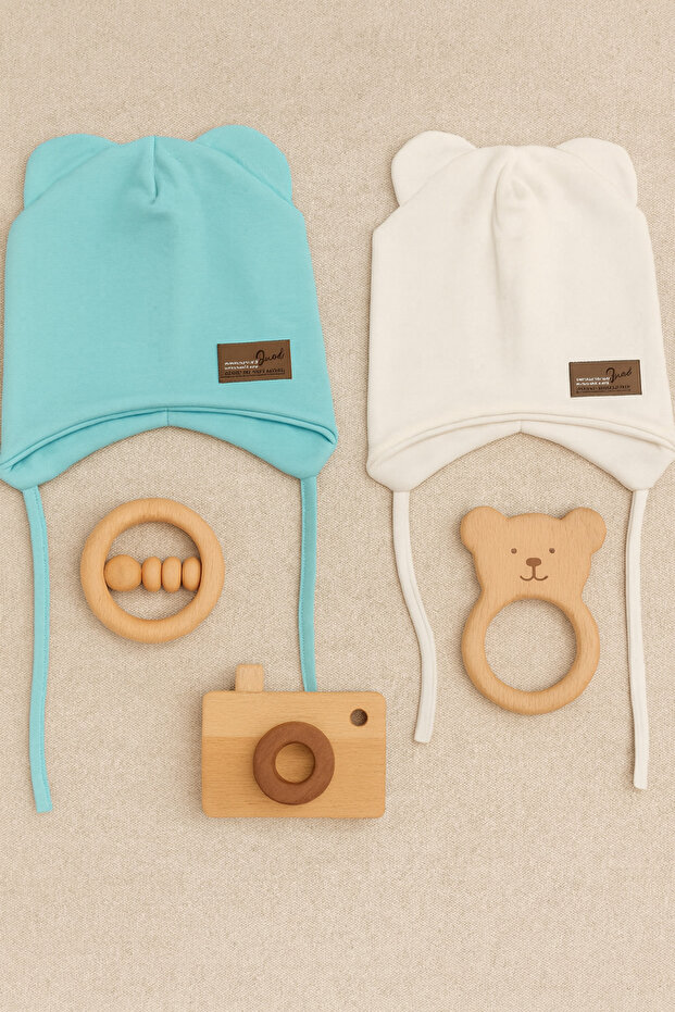 100% cotton twin baby beanie