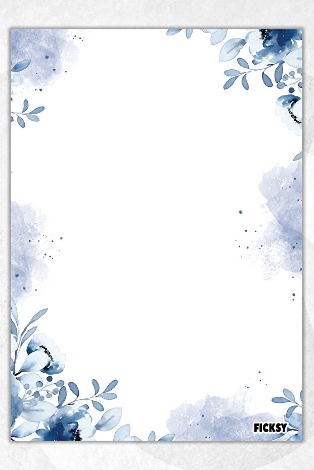 Flower Note Paper - A5 Size - 50 Sheets - Notepad - Memopad - Memo Pad - To Do List - 1