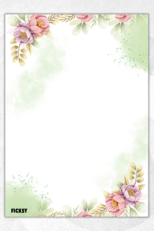 دفتر ملاحظات A5 بدون خطوط - 50 ورقة - مذكرة - دفتر ملاحظات - ورق ملاحظات - 1