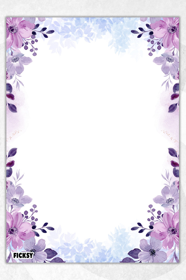 Flower Note Paper - A5 Size - 50 Sheets - Notepad - Memopad - Memo Pad - To Do List - 1