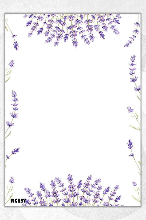 Flower Note Paper - A5 Size - 50 Sheets - Notepad - Memopad - Memo Pad - To Do List - 1