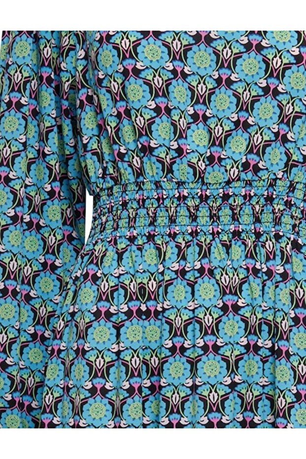 Rochie lunga, Albastru - 2