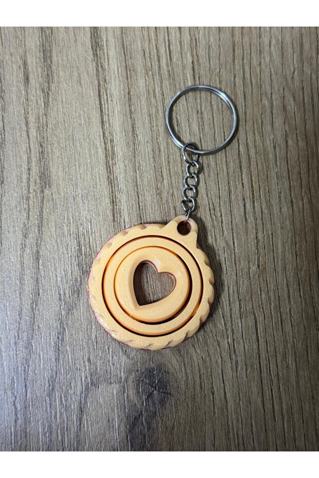 سلسلة مفاتيح على شكل نموذج دوار ثلاثي الأبعاد - 2